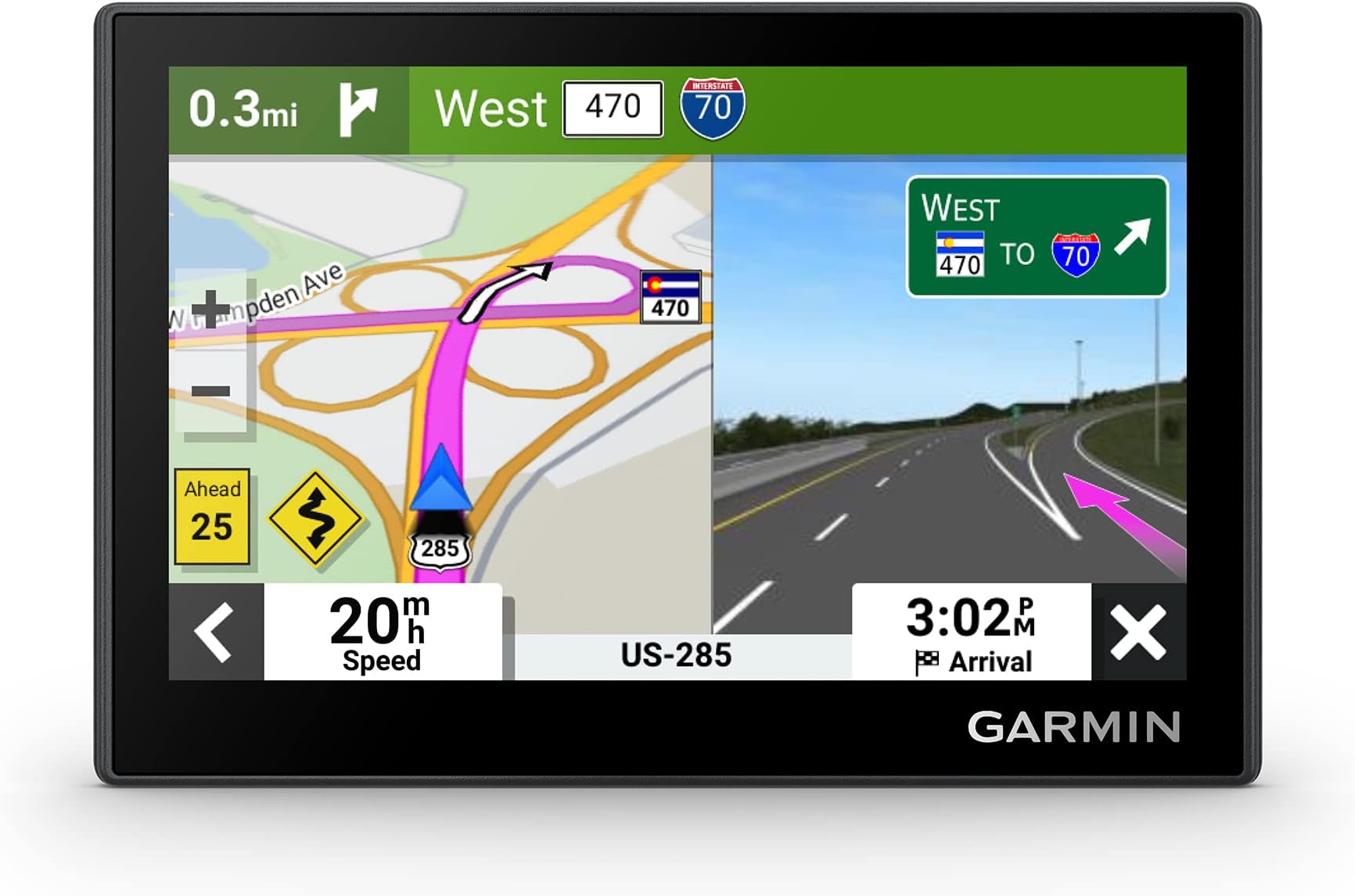 Drive™ 53 GPS Navigator, High-Resolution Touchscreen, Simple On-Screen Menus and Easy-to-See Maps, Driver Alerts