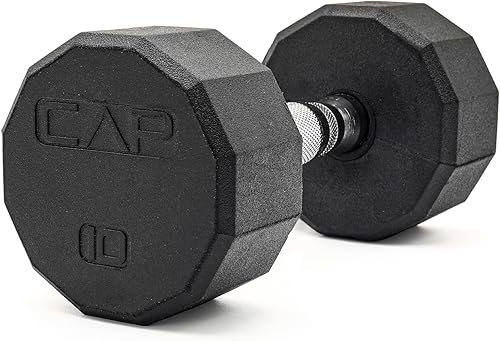 Miniatura 66 de CAP Barbell Coated Hex Dumbbell Weight - Single | 10-120 lbs | Multiple Options