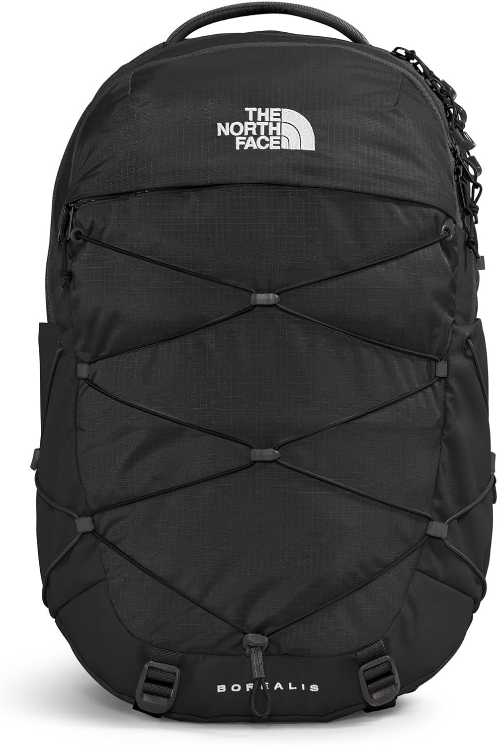 The North Face Women's Borealis Commuter Laptop Backpack - Everyday Travel Bag, 16" Laptop Sleeve, Reflective Details, TNF Black/TNF White-NPF, One Size