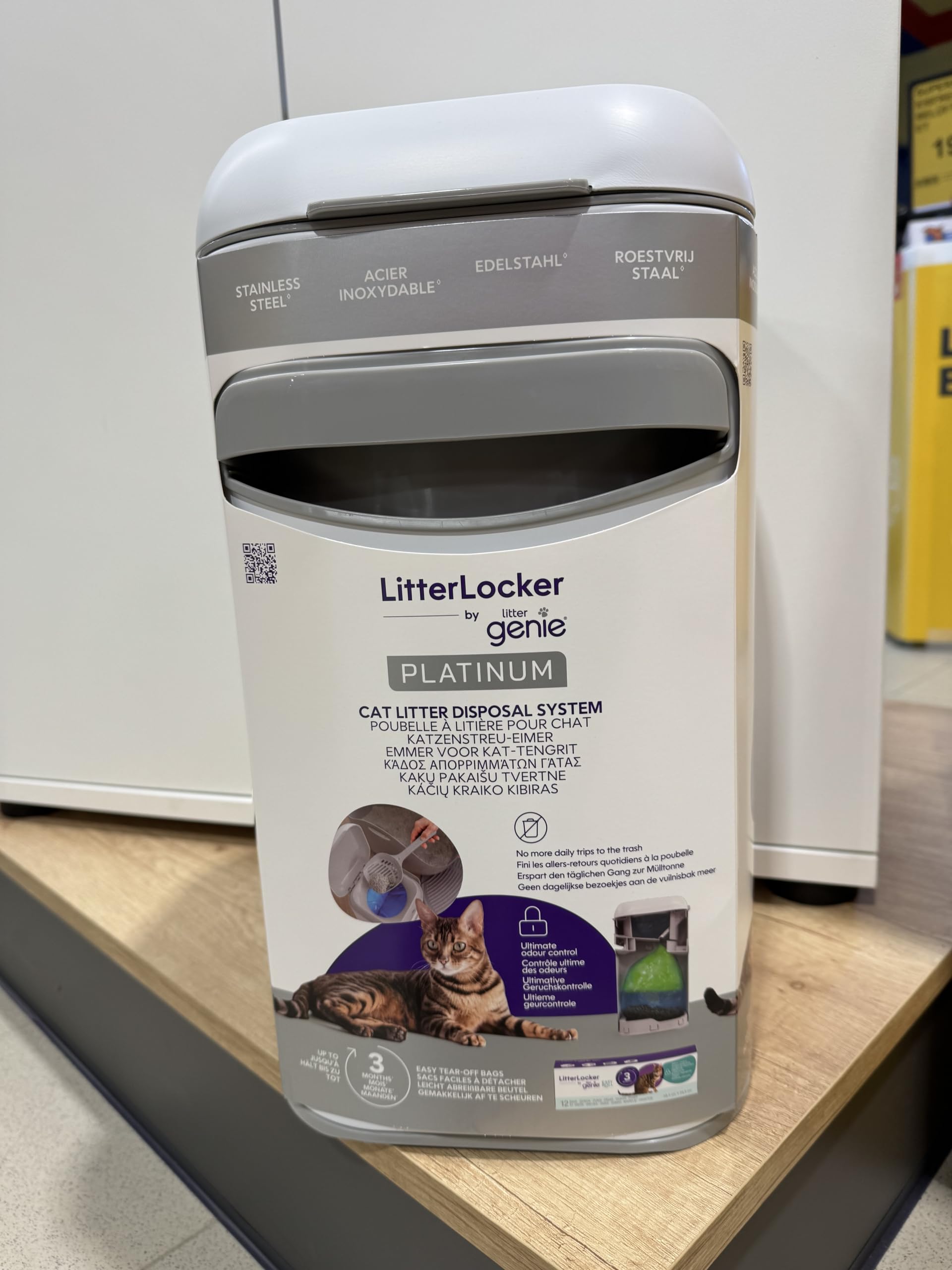 Litter Genie LitterLocker by Litter Genie Platinum Bucket, White