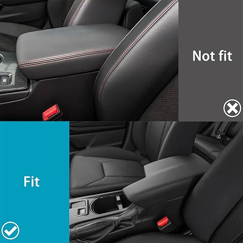 Miniatura 4 de LOCOY Funda para reposabrazos de consola central compatible con accesorios Subaru Crosstrek 2018, 2019, 2020, 2021, 2022, 2023, funda protectora