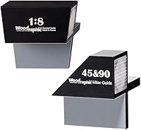 Vista 12 de Guía de sierra de cola de milano - Ángulo 1:6 para madera blanda - Herramienta magnética de carpintería de aluminio CNC para precisión de corte