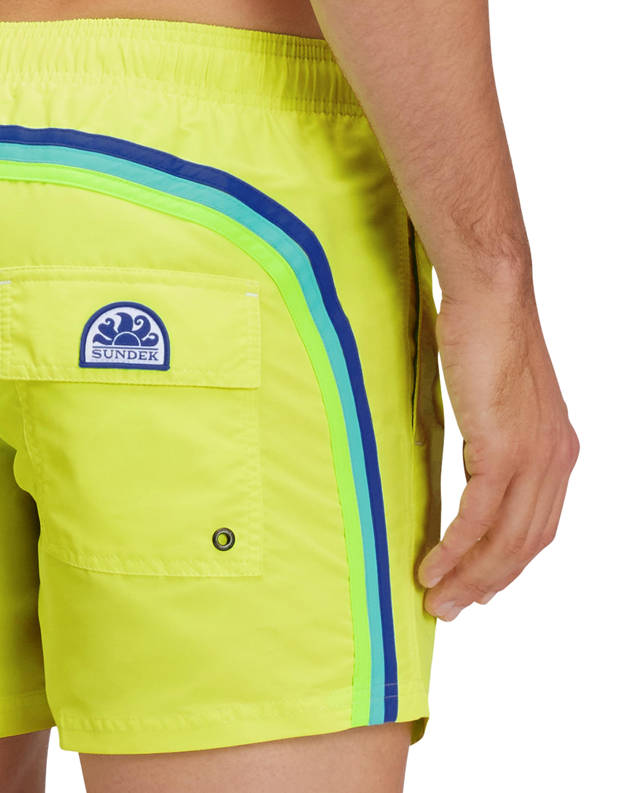 SUNDEK Boxer Giallo Fluo da Uomo M504BDTA100-23015