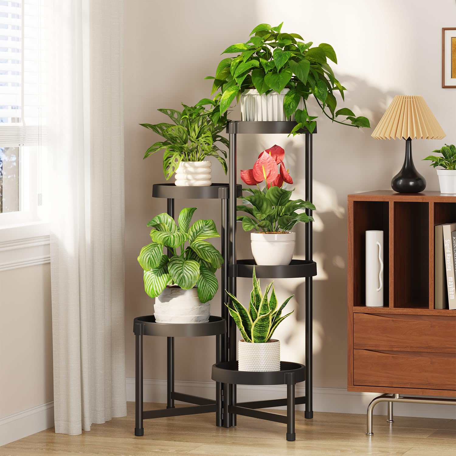 LASZOLA 5-Tier Plant Stand