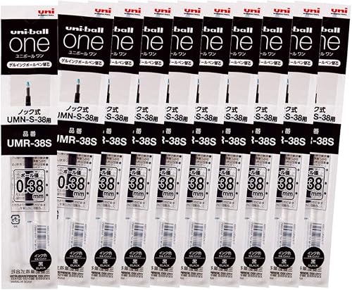 Vista 13 de Mitsubishi Pencil Uni-Ball One UMNS38.68 - Bolígrafos de gel, 0.01 pulgadas (0.015 in), rosa bebé, caja de 10 bolígrafos