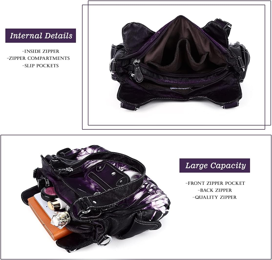 Angel Barcelo Purses for Women Soft PU Leather Shoulder Bag Crossbody Purse and Handbags - Image 6