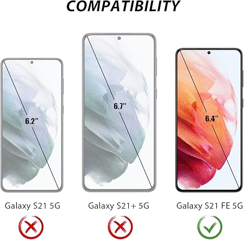 Miniatura 2 de Zuslab Funda de teléfono compatible con Samsung Galaxy S21 FE 5G 2022, suave y delgada, silicona líquida, a prueba de golpes, antiarañazos, cubierta