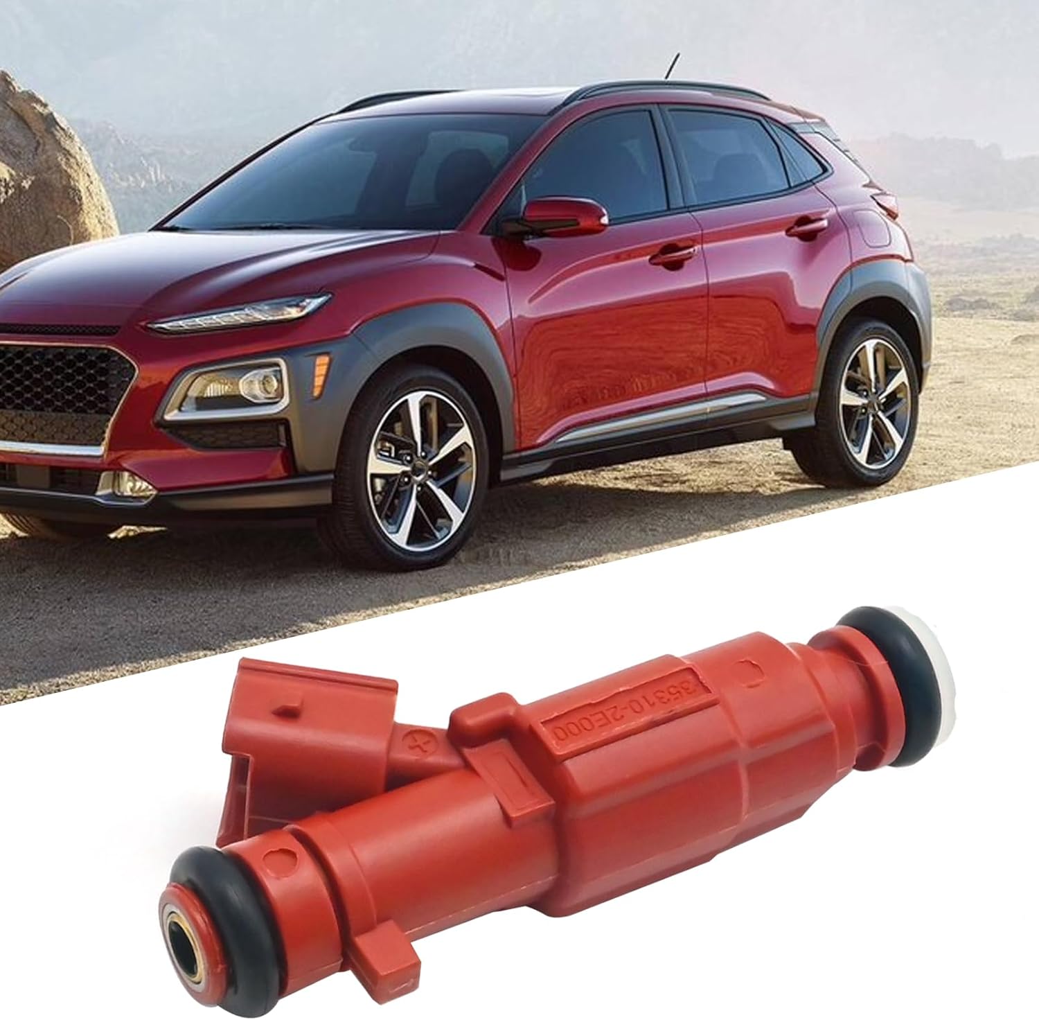 35310-2E000 Fuel Injectors Assembly Replacement for Hyundai Kona 2018-2021 Replacement for Elantra 2011-2020 Replacement for Kia Seltos 2021-2022 Replacement for Forte 2014-2021