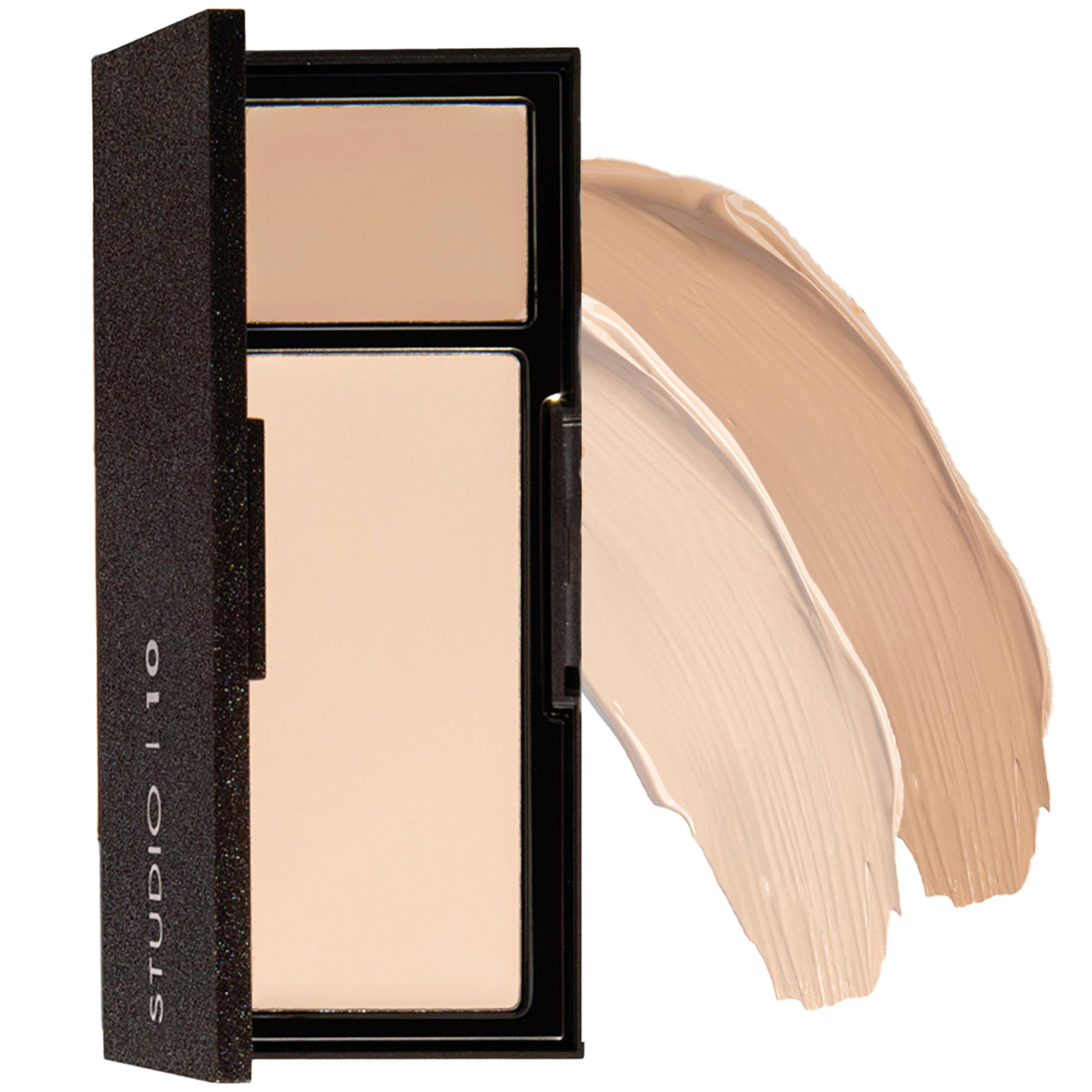 Studio 10 Perfect Canvas Colour-Adjusting Dewy Serum, Treatment Foundation Cream - SPF30 Colour Adjusting, Medium to Full Coverage, Professional Camo Foundation Makeup Cream (Light Shade)