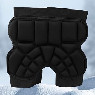 Relaxyee Short de protection rembourré 3D pour le ski, le patinage, le Relaxyee Short de protection rembourré 3D pour le ski, le patinage, le