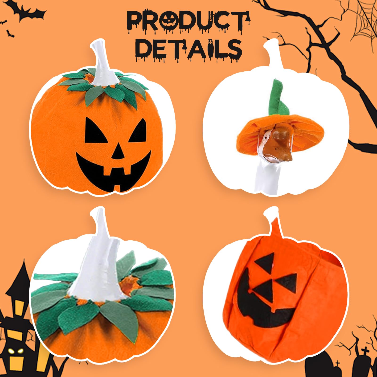 Kenmohuo 3Pcs Halloween Porch Goose Outfit - Image 3