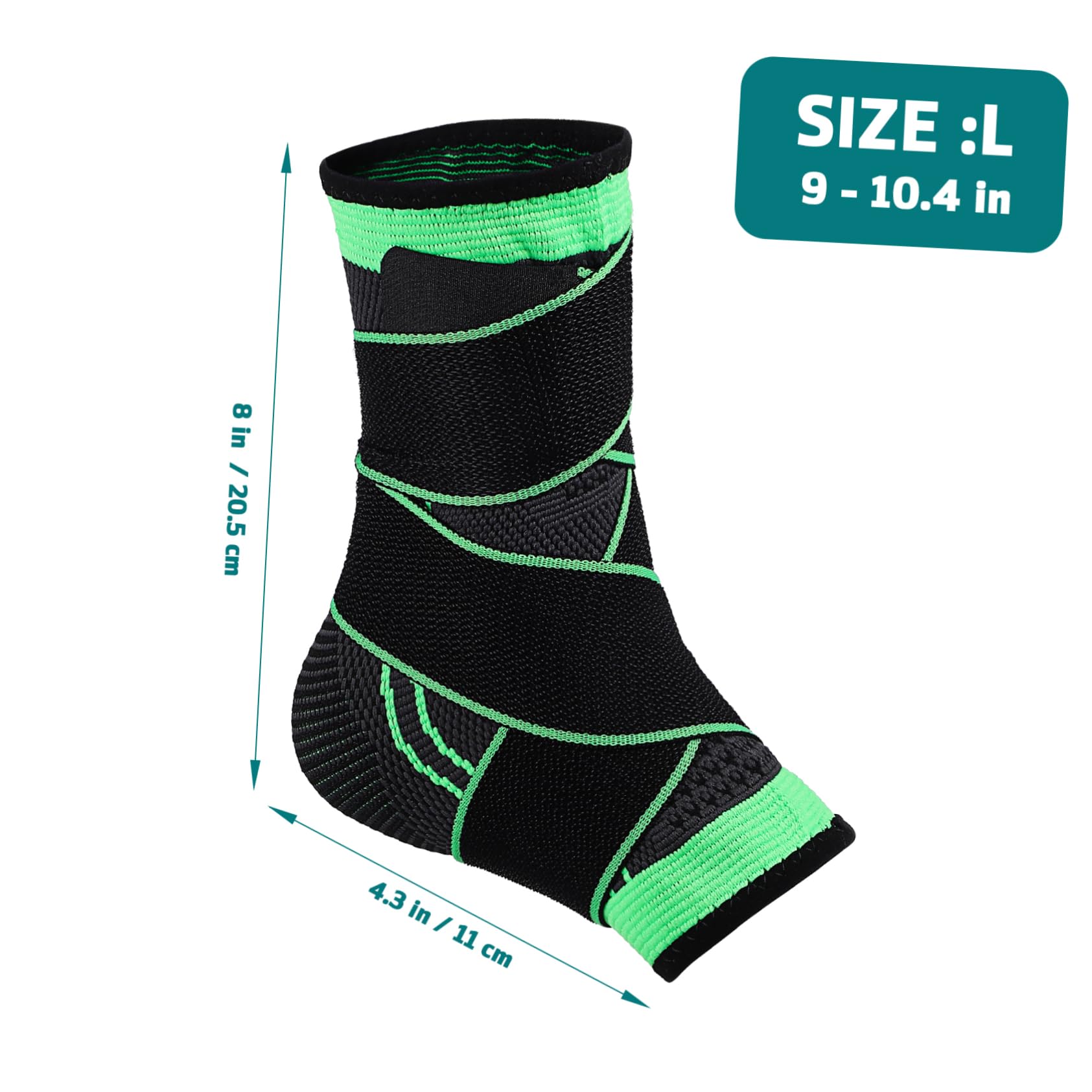 FOYTOKI Breathable Elastic Ankle Bands 2pcs Ankle Brace for Sports Ankle Straps for Sprains Muscle Fatigue