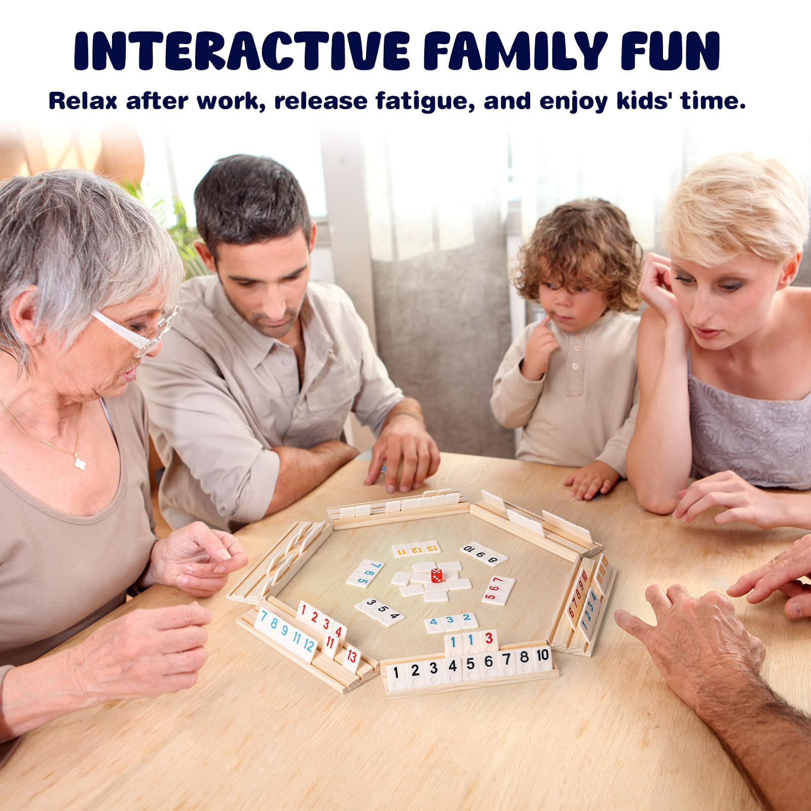 Amazon.com: Rummy Cube Game Set 6 Player Edition with 6 Wooden
