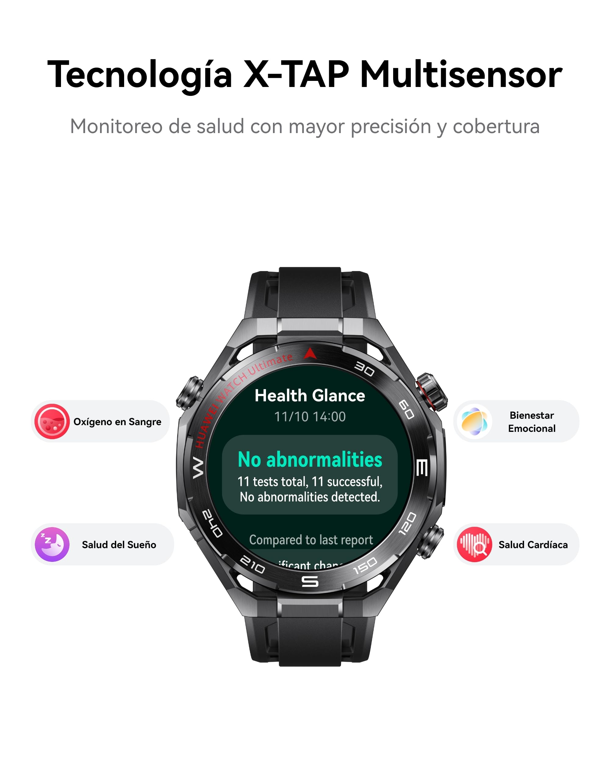 HUAWEI Watch Ultimate 2 Smartwatch, Prestaciones de Golf Profesional, Buceo de 150 Metros, Comunicación Subacuática Basada en Sonar, Tecnología Multi Sensor X-Tap, Llamadas eSIM sin Teléfono, Verde