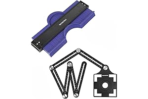 WORKPRO Contour Duplication Gauge and Angle Measuring Tool Combo Kit