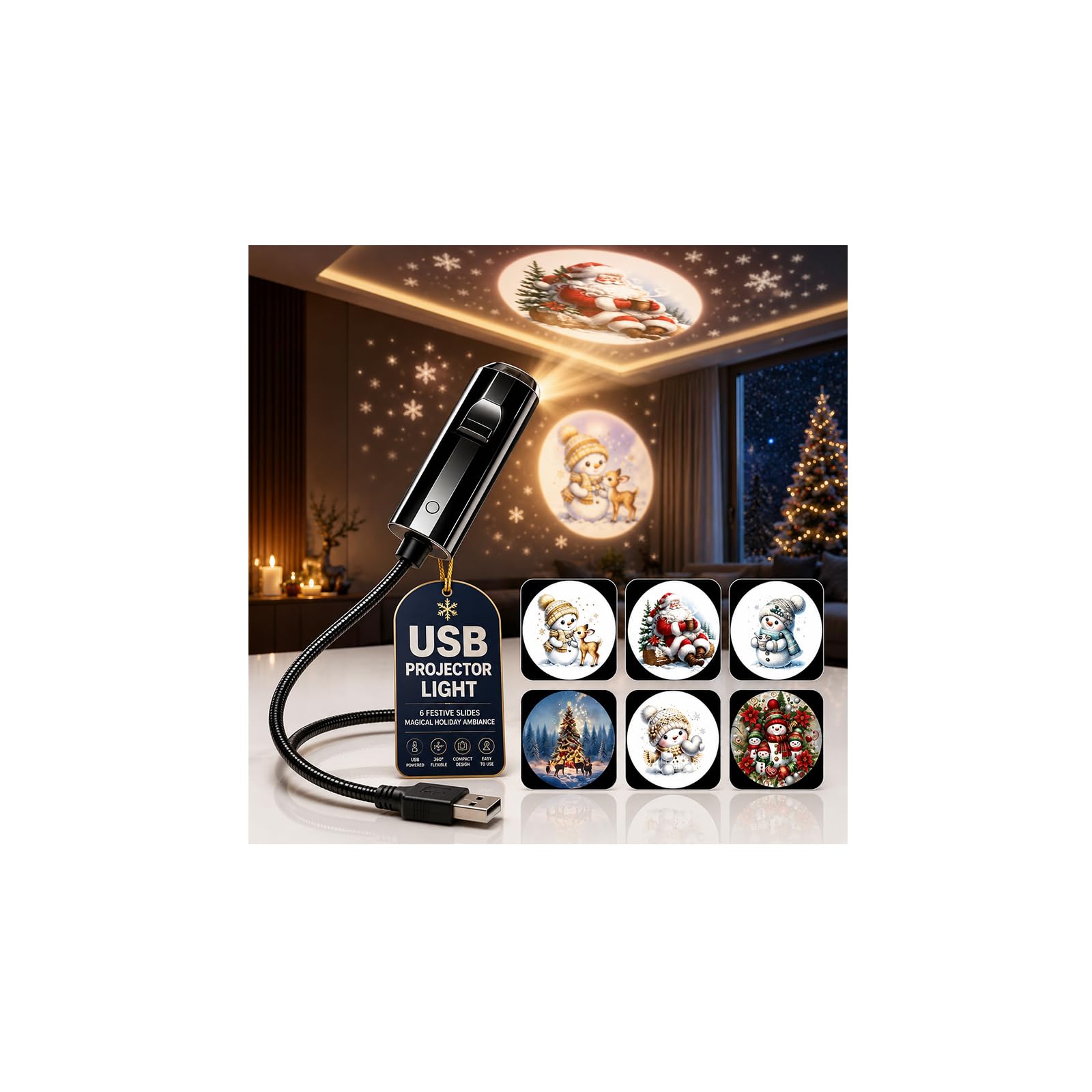 HD Smart Galaxy Ocean Night Light Projector,Plug and Play Hd Star Projector