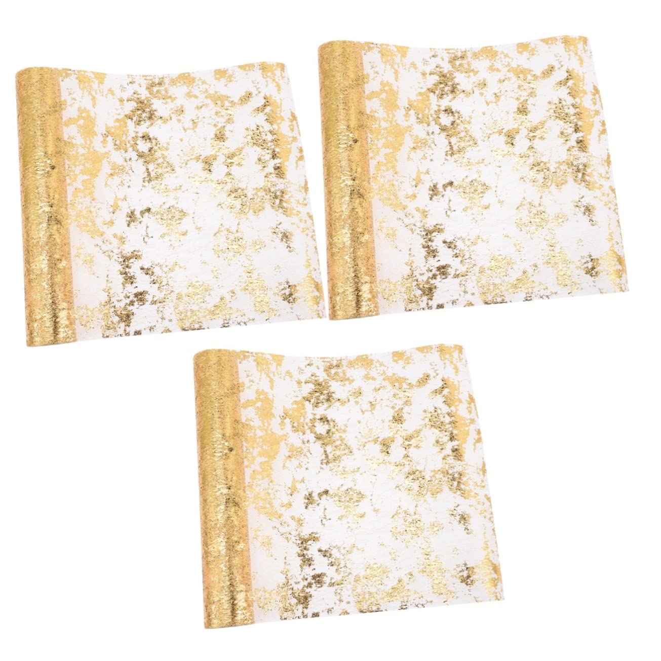 Chemin de table tulle decoration banquet mariages rouleaux de 3 pieces