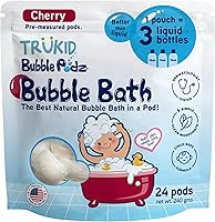 Vista 1 de TruKid Bubble Podz - Baño de burbujas para niños, niños pequeños y bebés, bomba de baño suave y refrescante sin lágrimas para piel sensible