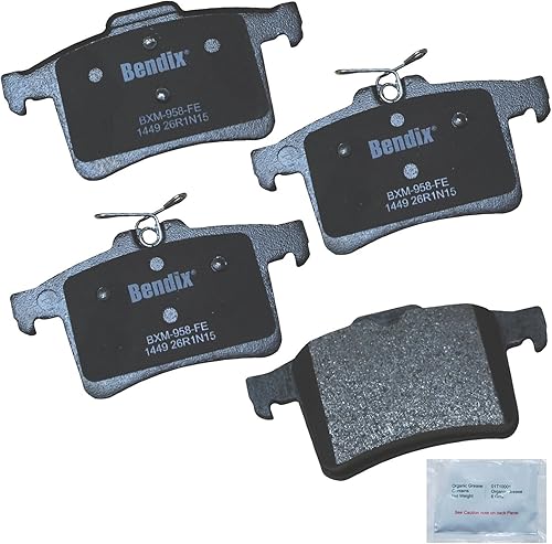 Miniatura 13 de Bendix Priority1 CFC154 - Juego de pastillas de freno de disco para Avanti II, Century, LeSabre, Regal, Riviera, chasis comercial, DeVille