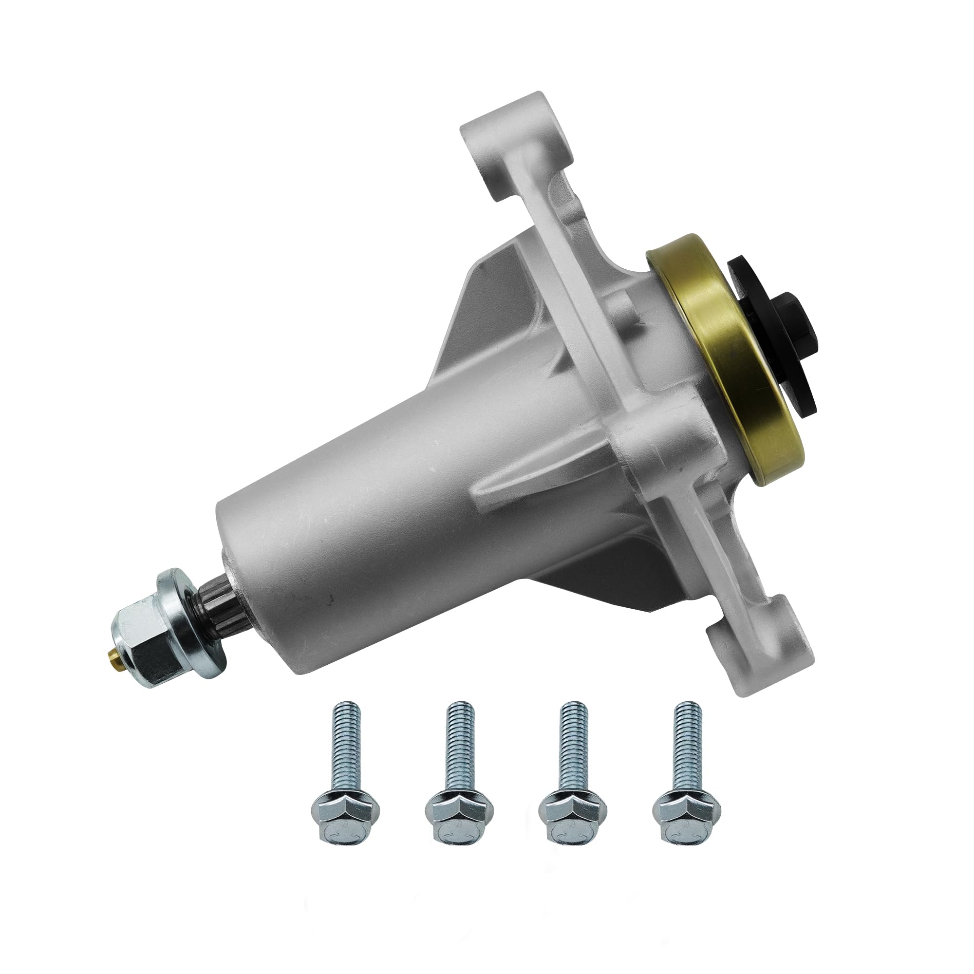 Conjunto de mandril de husillo compatible con Husqvarna de 42 pulgadas, 46 pulgadas, 48 pulgadas, 54 pulgadas, husillo de cubierta de cortacésped Craftsman 2200 567253301 187292 para
