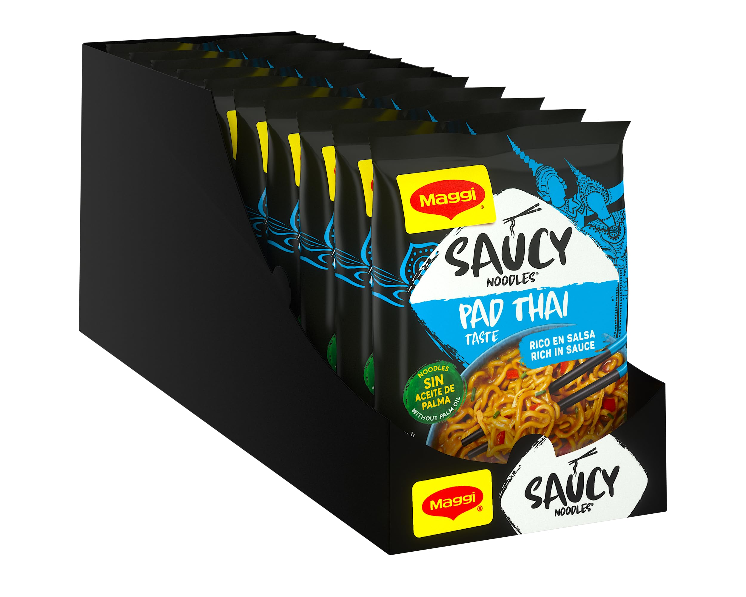 MAGGI Saucy Noodles Pad Thai - Sobre 8x128g | Listos en 4 minutos