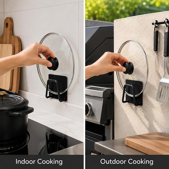 Organizador de cocina acero inoxidable sin taladro miniatura 5