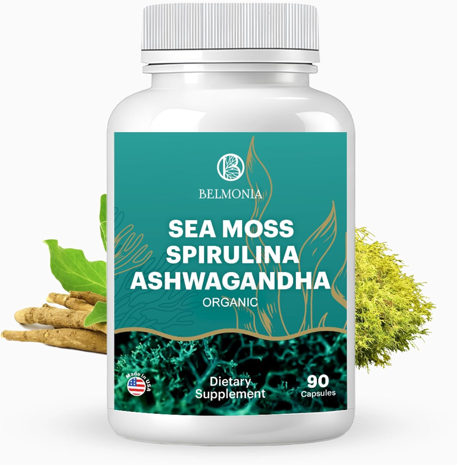 Sea Moss with Spirulina and Ashwagandha Blend... Sea Moss with Spirulina and Ashwagandha Blend...