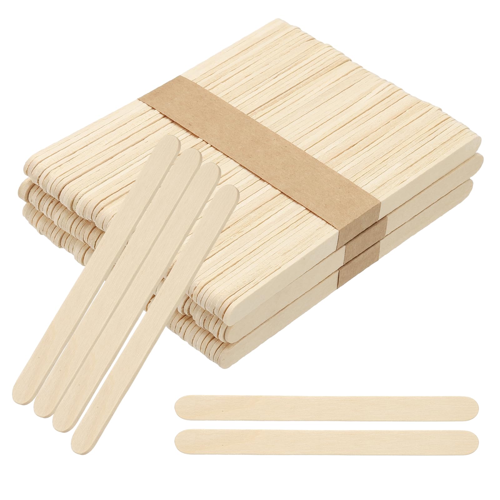 PATIKIL 140x10 mm 150 Pack Craft Sticks