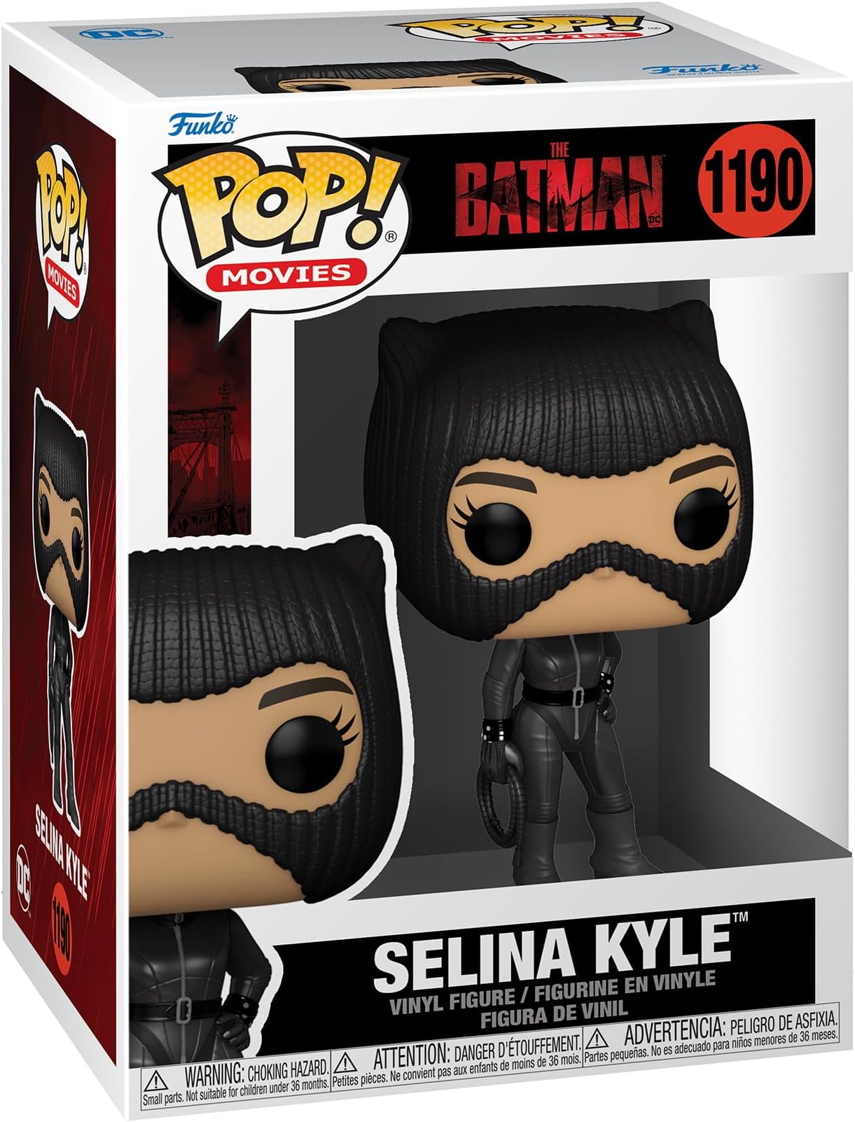 Pop! Movies: DC the Batman - Catwoman - Selina Kyle - 1/6 Odds for Rare Chase Variant - Collectable Vinyl Figure - Gift Idea - Official Merchandise - Toys for Kids & Adults - Movies Fans