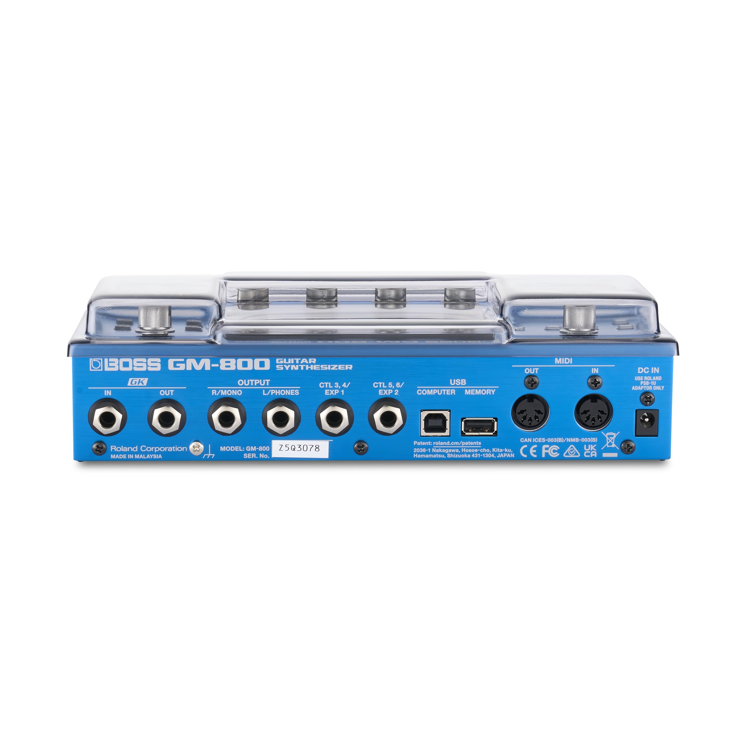 Decksaver Boss GM-800 Cover - Couvercle pour claviers