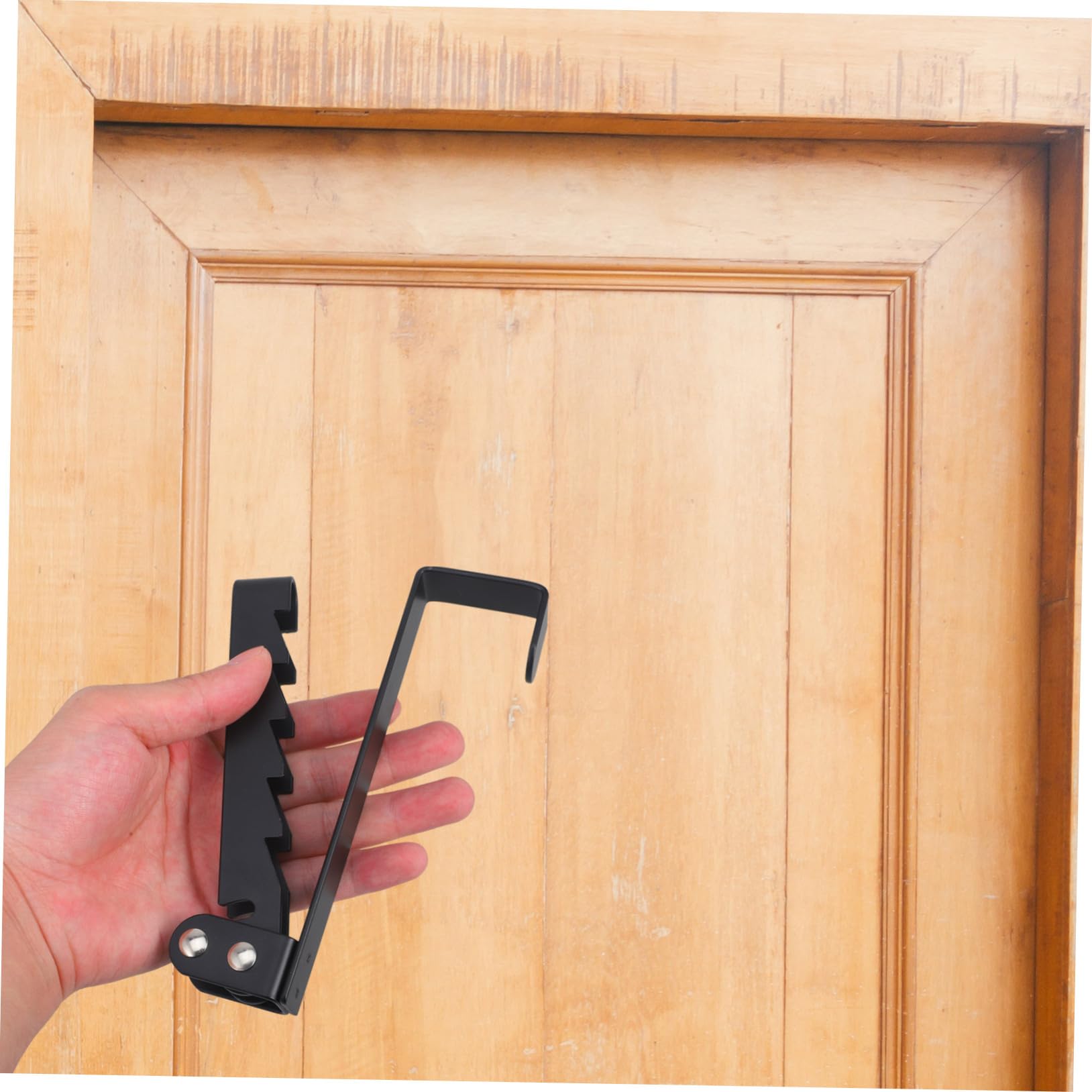 Alipis Over The Door Organizer Hanger Matte Folding Rack for Clothes Accessories Space Saving Storage for Bedroom Bathroom Kitchen Organization