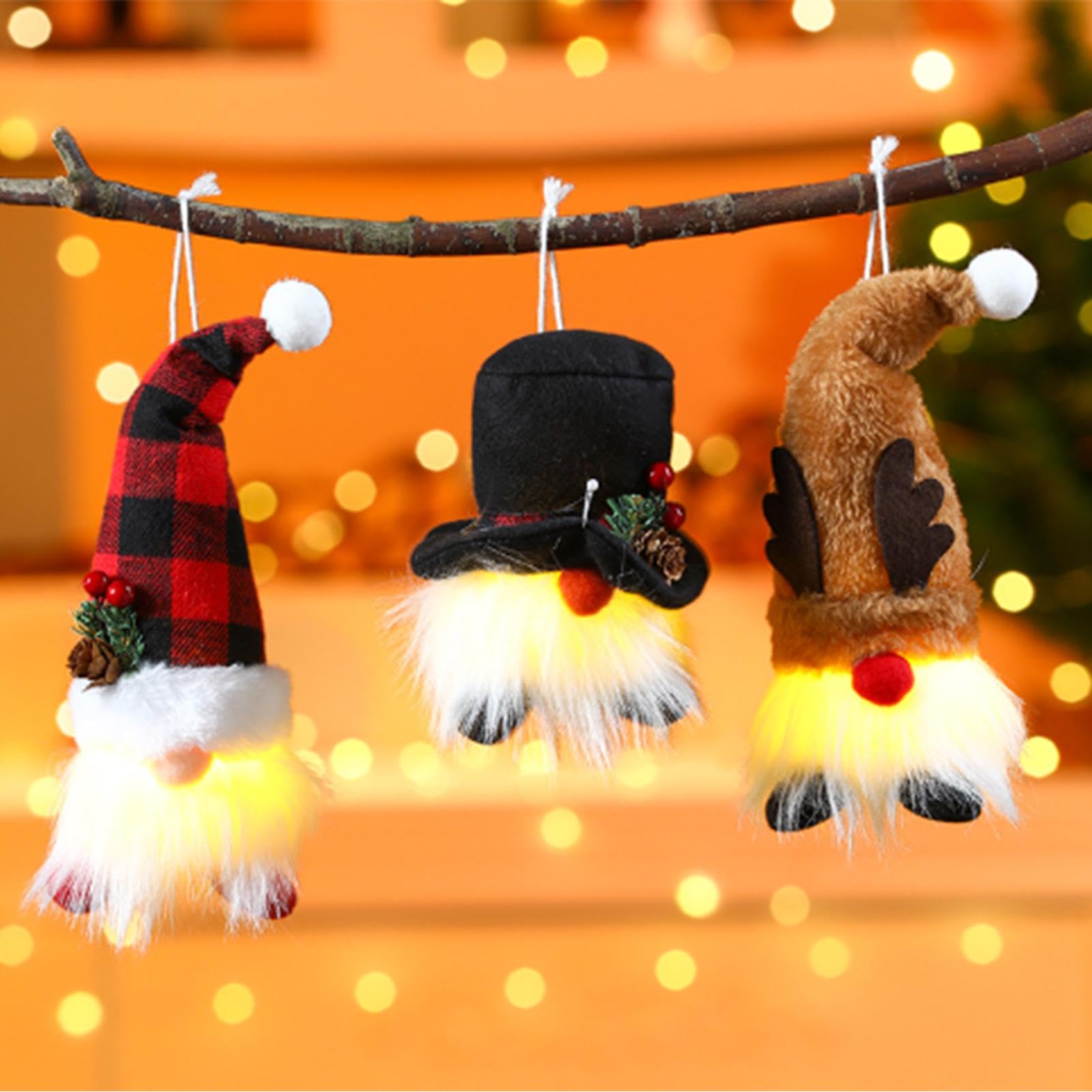 Weihnachts-Adventskalender Süße Weiche Leuchtende Plüschpuppen-Dekoration | 24 Boxen Weihnachtskristallpuppe Für Festtag, Wohnzimmer, Schlafzimmer, Sofa, Auto, Erwachsene und