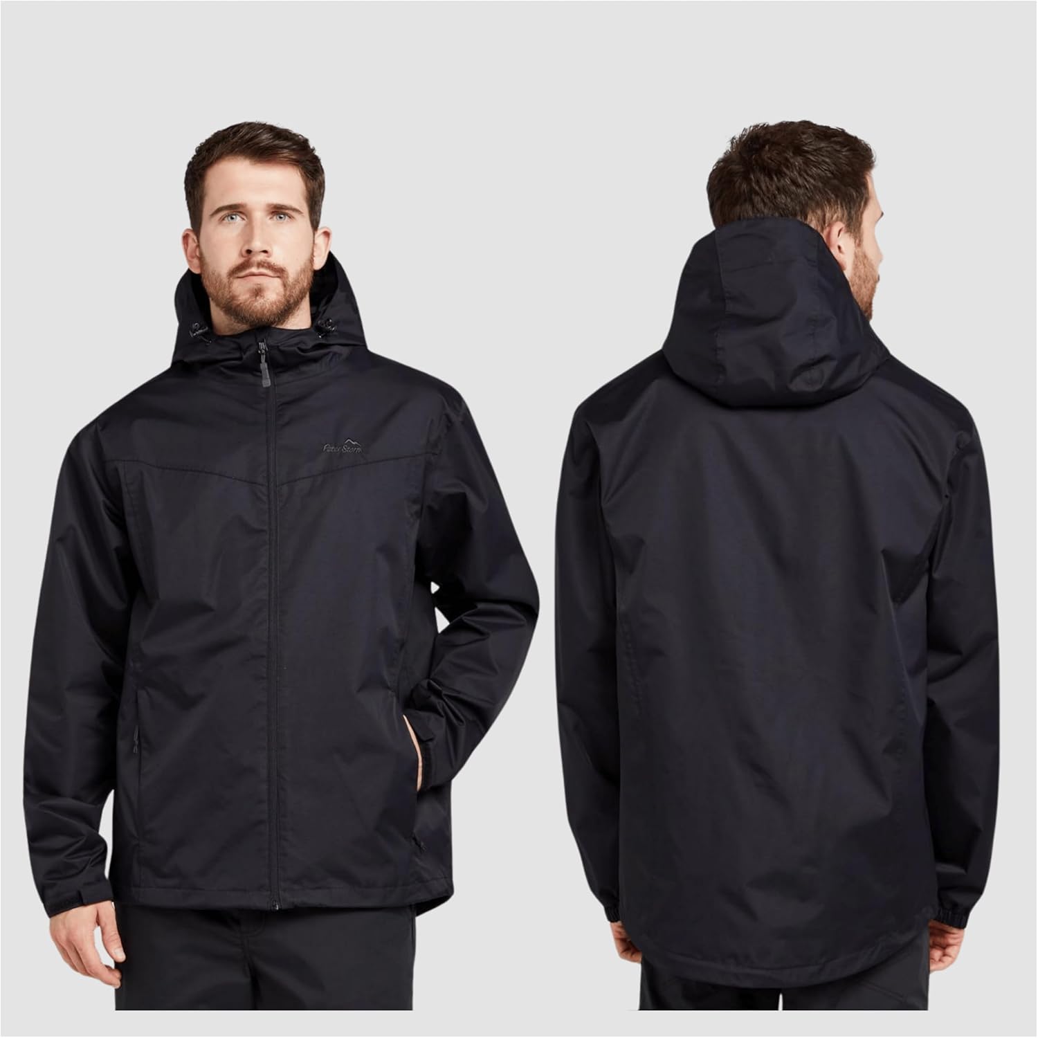Veste imperméable à capuche Beige Rains - Homme