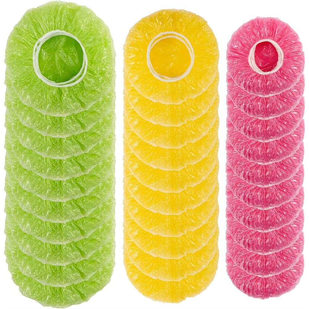 CTRLZS Bowl Covers 120Pcs-Plastic Elastic Keeping Bags for Sourdough Baking Bread Proofing Rising Reusable Wrap