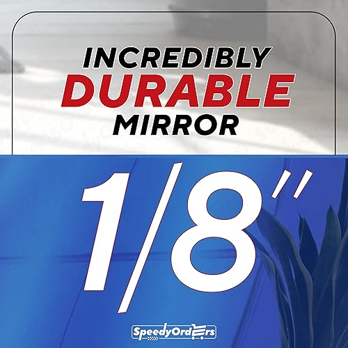 Miniatura 6 de SPEEDYORDERS espejo acrílico de lámina de plexiglás, espejo inastillable de plástico para paredes, decoración, manualidades, para el hogar, para