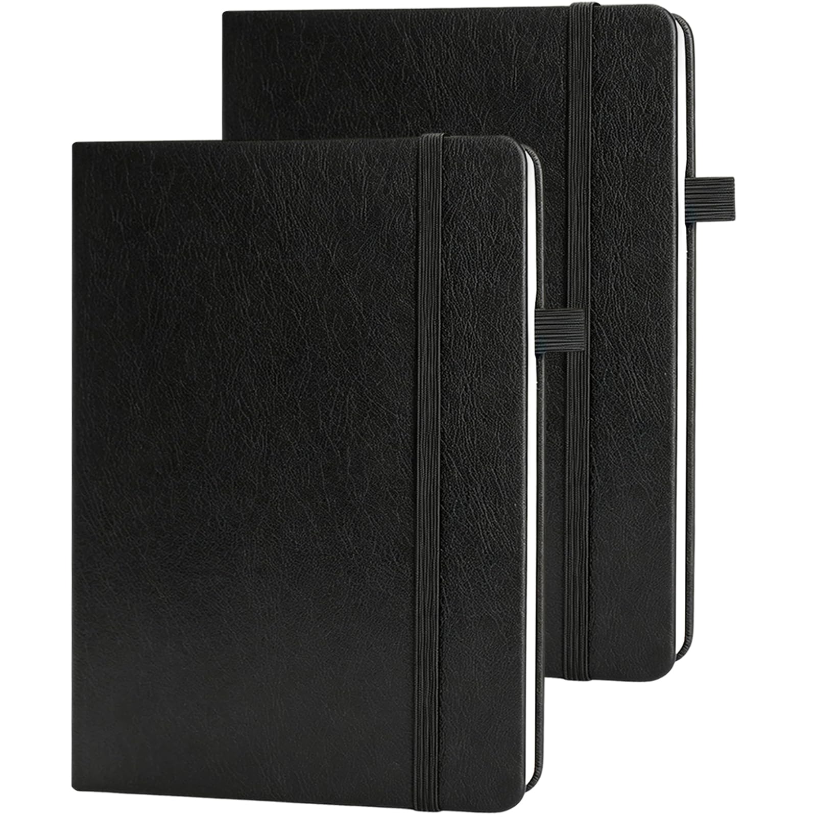 A5 Notebook, 2 Pack Lined Journal Notebook, 200 Pages Each for Men & Women