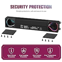 Vista 4 de EMITEVER Controlador LED regulable Triac de 96 W, fuente de alimentación regulable de 100-277 VCA a 24 VCC, transformador IP67 impermeable