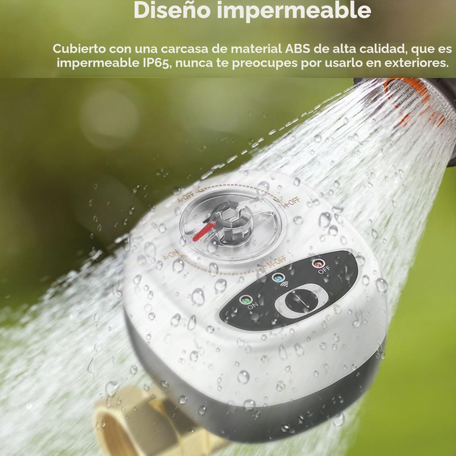 Válvula de agua WiFi impermeable IP65 con control de voz automático por aplicación programada - Válvula de agua inteligente DN20