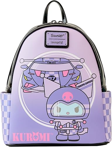 Loungefly Sanrio Hello Kitty Kuromi Tokyo Speed Racer Mini Mochila, Multi, Tokio Speed Racer Sanrio
