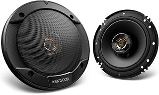 Kenwood KFC-1666R Road Series - Altavoces para coche (2 vías, 15,2 cm), color negro