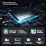 HP 15.6" FHD Touchscreen Business Laptop, Intel Core i5-1334U 10-Core, 8GB DDR4 RAM, 512GB SSD, Windows 11 Home, Wi-Fi 6, HDMI, USB-C, Webcam, Numeric Keypad, Lightweight Notebook for Office, Student,