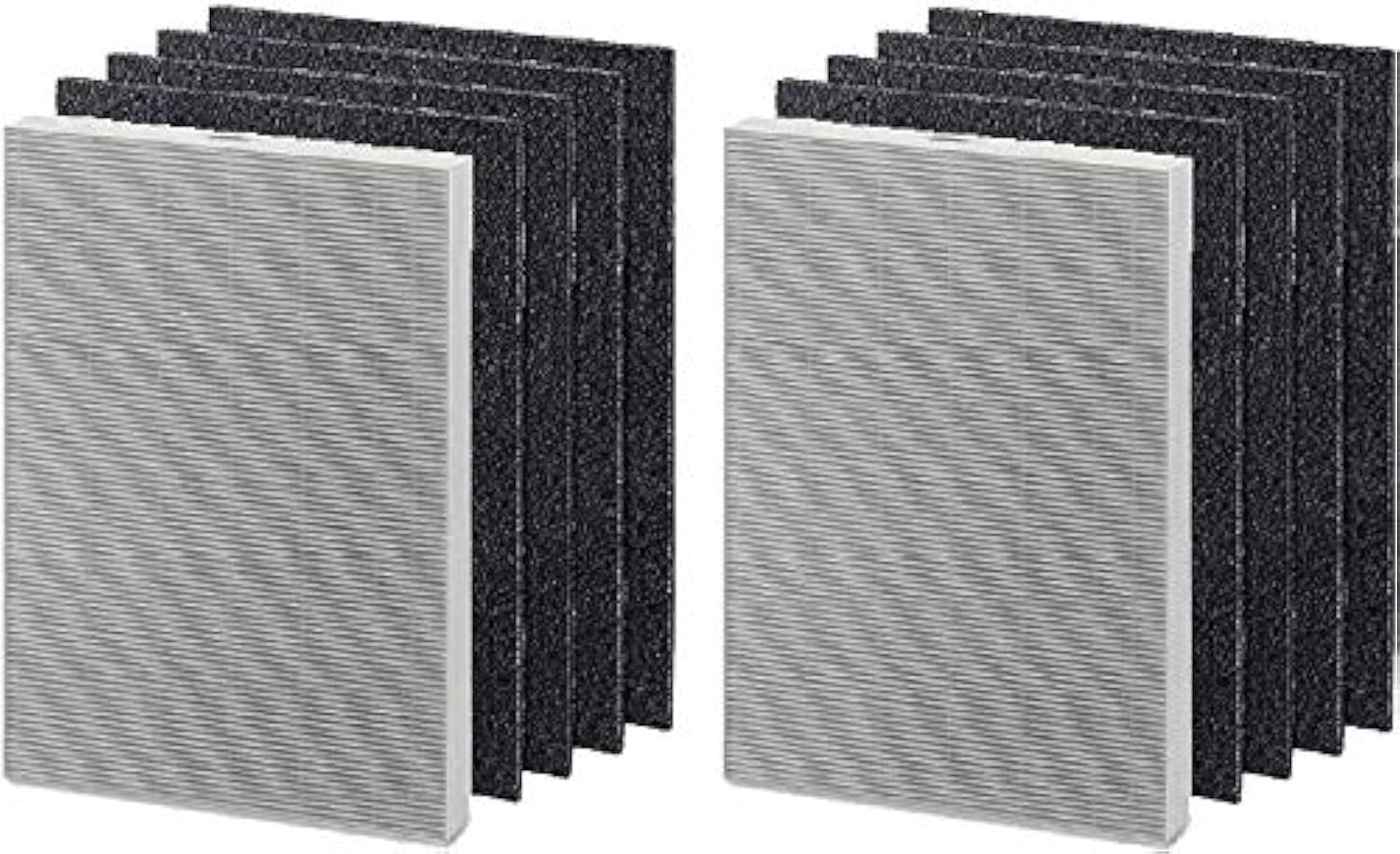 Nispira True HEPA Activated Carbon Pre Filter Compatible with Fellowes AeraMax 290 300 DX95 HF-300 Fellowes AP-300PH Air Purifier. Compared to Fellowes 0 Part 9287201, 1 Set