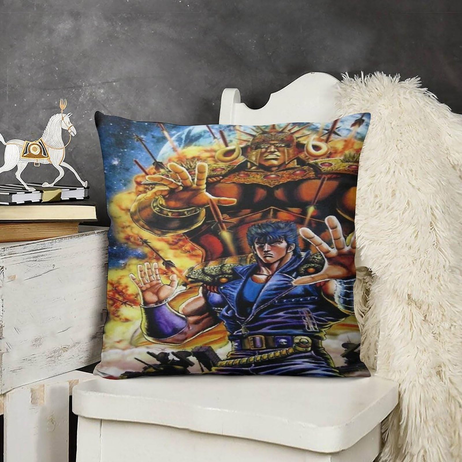 L 北斗の拳クッション パチスロ レア 無想転生 グッズ L 北斗の拳【北斗