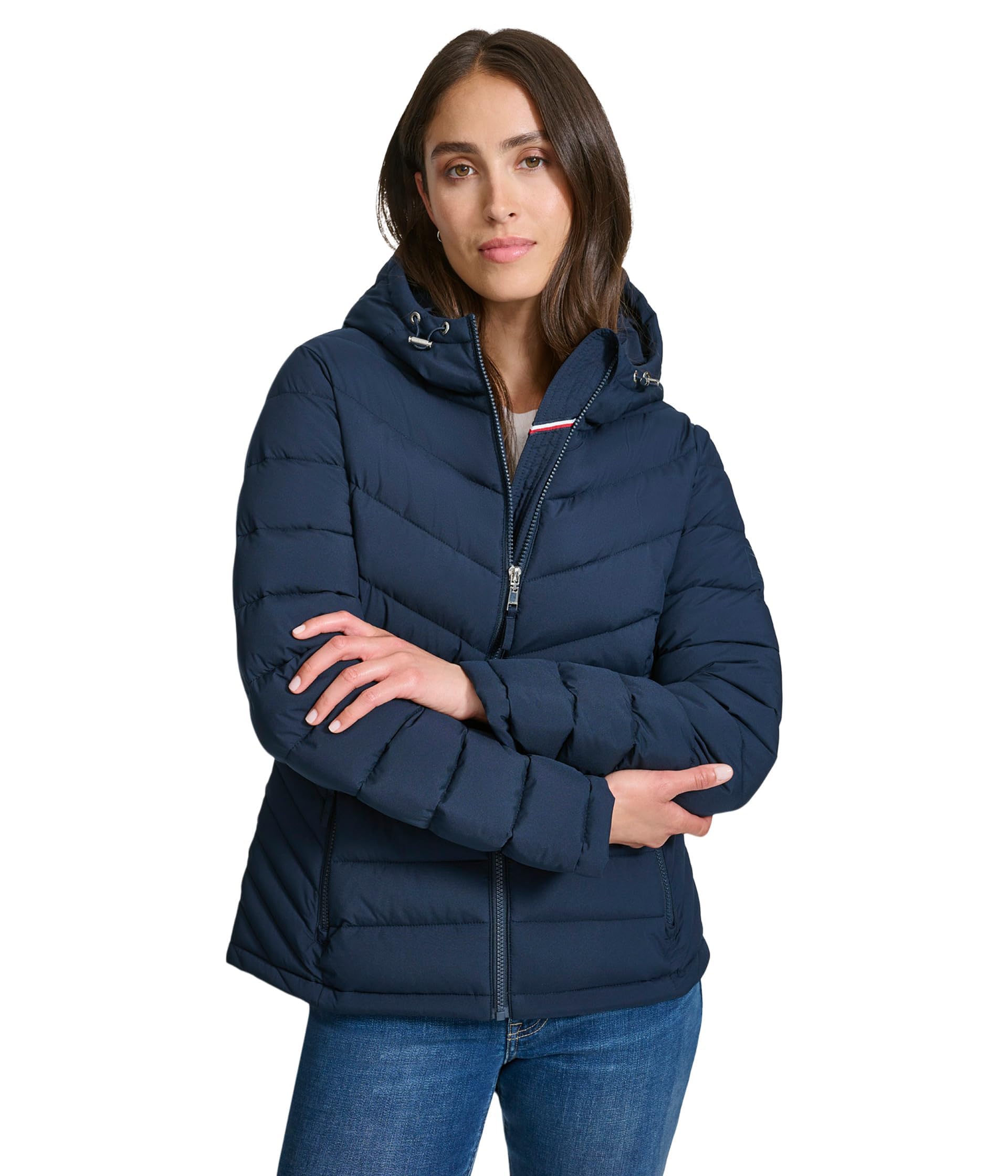 Tommy Hilfiger Womens Every Day Essential Lightweight CoatDown Alternative Coat