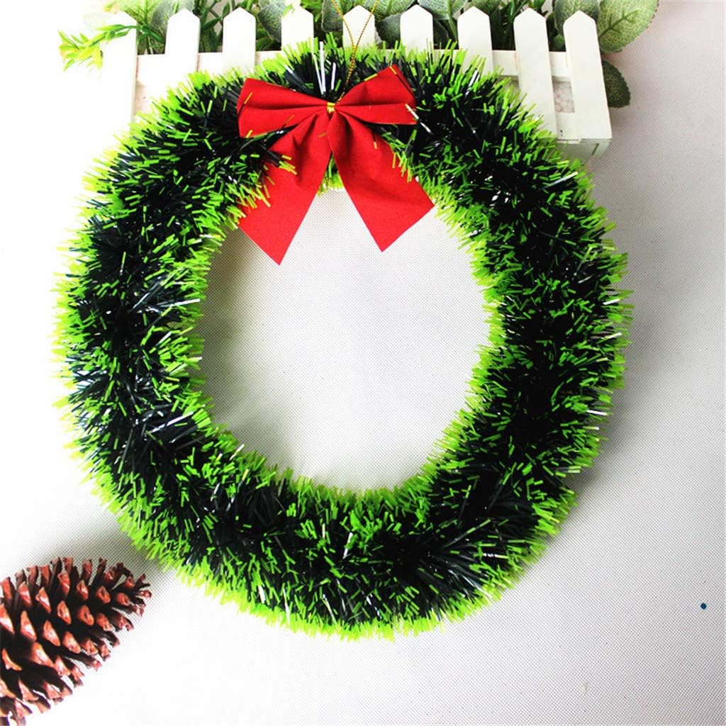 LISSHOW Halloween Simulation Wreaths, Autumn Door Hanging Decoration, Handmade Household Ornament, Fall Wall Hanging, Perfect for Indoor Outdoor or As a Gift