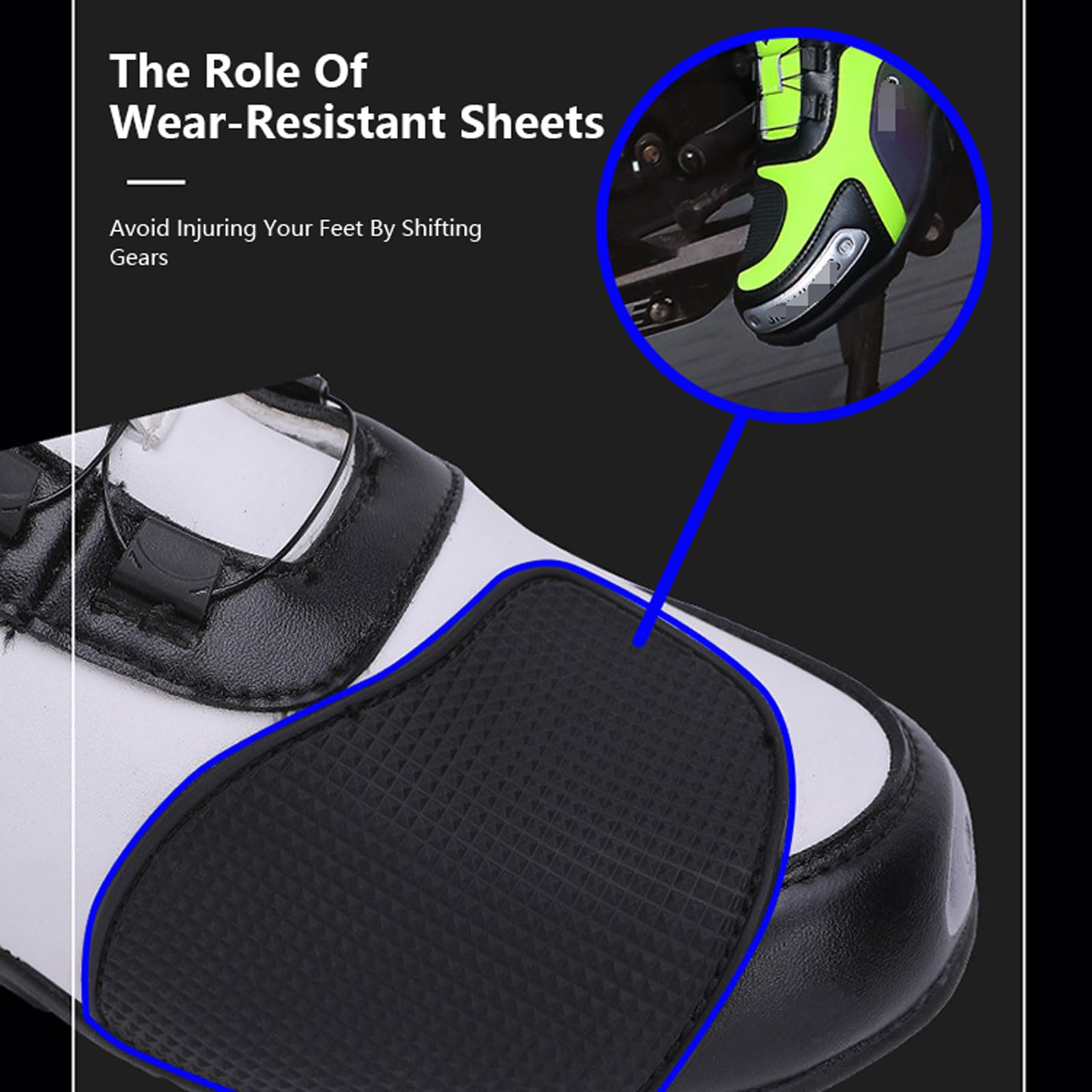 Stivali da Moto Corazzati Stivali Sportivi da Corsa Touring Impermeabili Scarpe Moto Uomo Protezione Comfort Suola Antiscivolo Adulto