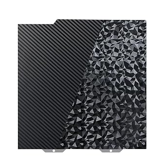 IdeaFormer 3D PEO PET Build Plate - Bambu Lab A1 Mini, Carbon Fiber PET Double Sided Textured Plate, 184x184mm