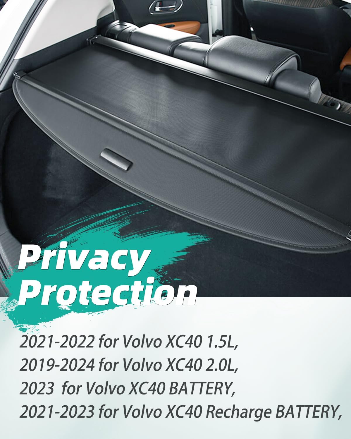 SCITOO Cargo Cover 2021-2022 for Volvo XC40 1.5L