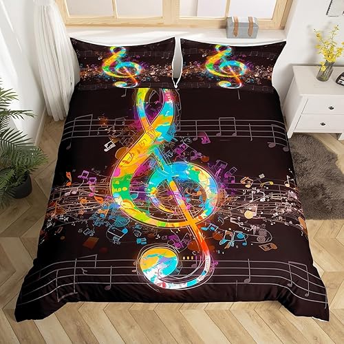 Miniatura 9 de Juego de funda de edredón de mariquita roja, tamaño Queen, juego de ropa de cama de mariquitas de dibujos animados para niños, linda funda de