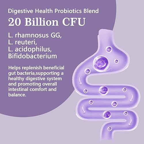 Miniatura 6 de Suplementos de menopausia para mujeres, gomitas probióticas 16 en 1, cohosh negro y ashwagandha para ayudar a aliviar los sofocos, sudores